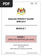 Download Modul Perfect Score English SPM 2014 by Cikgu Faizal SN242365819 doc pdf