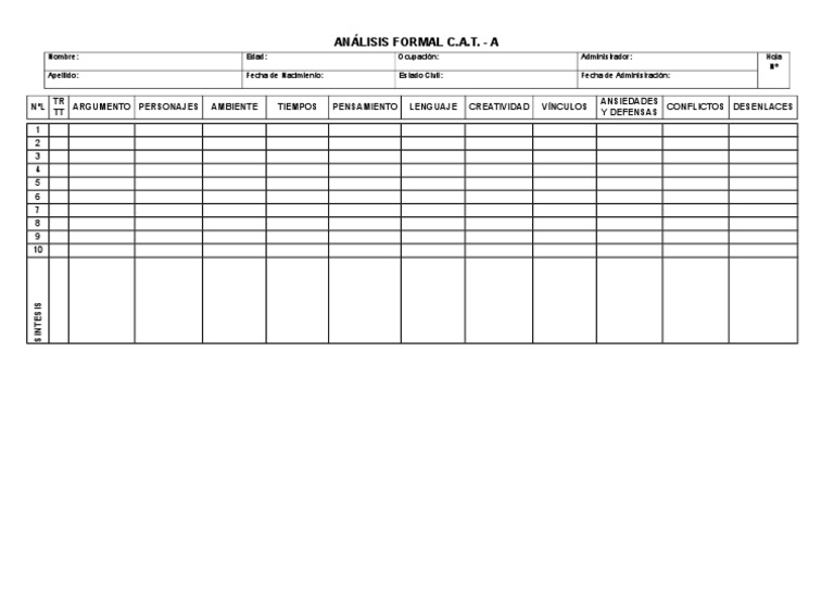 Cat Protocolo Analisis Formal | PDF