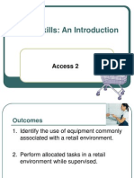 Retail Skills: An Introduction: Access 2