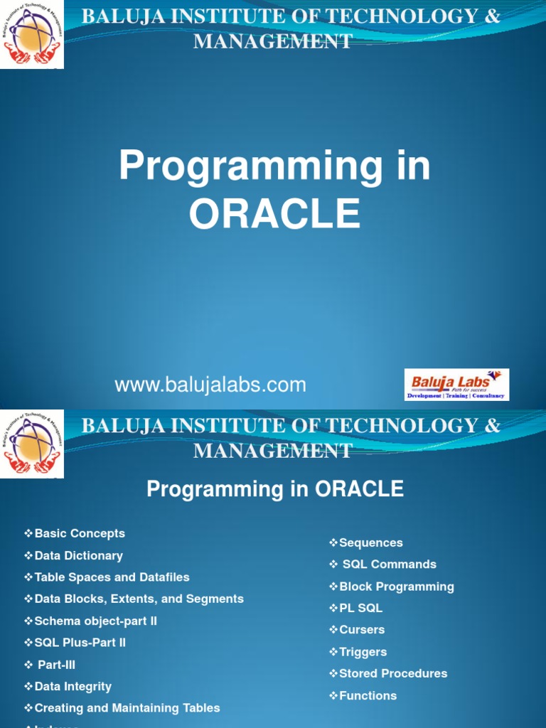 Oracle in C | PDF