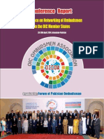Conference On Networking of Ombudsmen of Organization of Islamic Cooperation Member States, Islamabad, Pakistan April 28-29, 2014