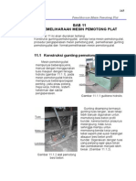 Bab 11. Pemeliharaan Mesin Pemotong Plat