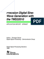 Precision Digital Sine-Wave Generation With The TMS32010: Application Report: Spra007