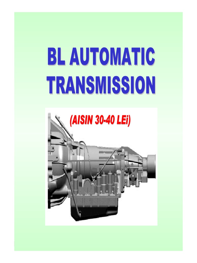 Bl Aisin(30-40lei) At | Transmisión (Mecánica) | Acelerador