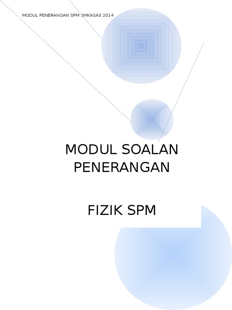 Fizik SPM 2014_Modul 'Understanding' Dalam BM