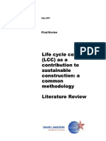 Report LCC Sustainable Construction Liter.review May2007 En