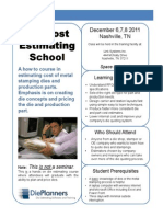 Dieplanners Die Estimating School PDF