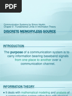 Discrete Memoryless Source Final