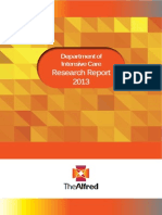 Alfred ICU Research Report 2013