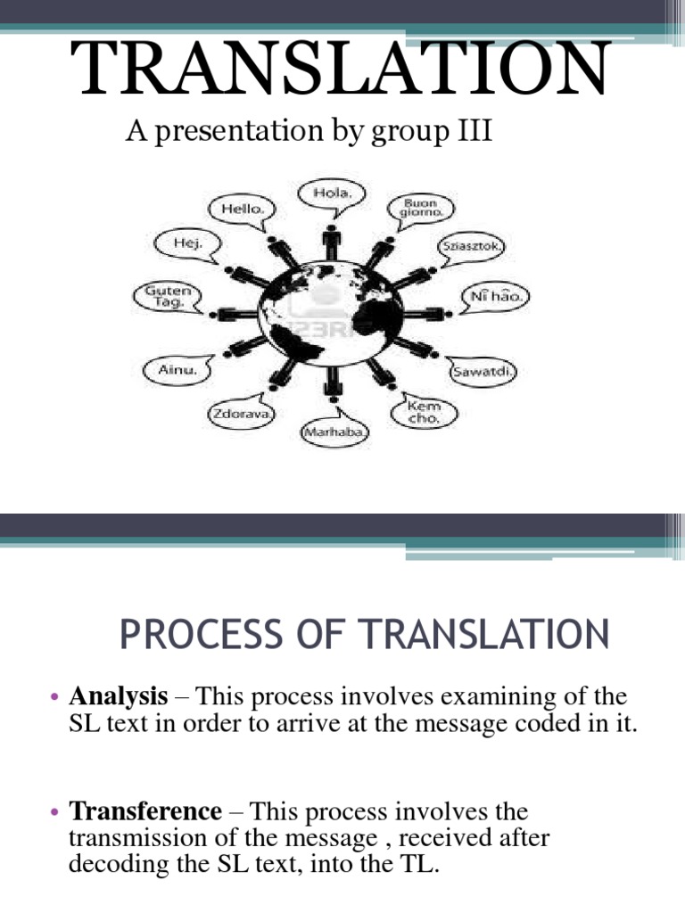 Understanding Translation Processes | PDF | Languages | Language Arts ...