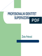 Profesionalni Identitet Supervizora