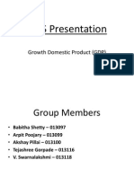 MFS Presentation: Growth Domestic Product (GDP)