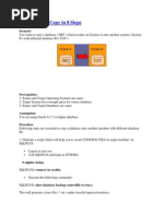 SAP Database Copy in 8 Steps: Scenario