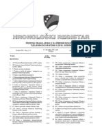 Hronoloski Registar 2012