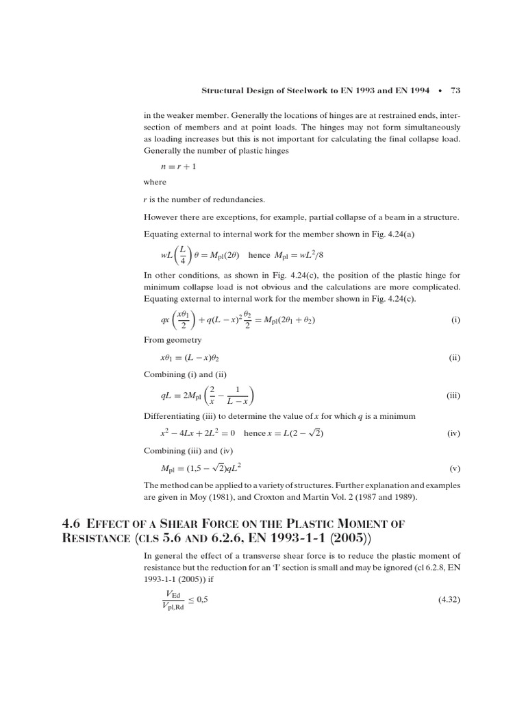 Web Bearing in Steelwork Design | PDF | Buckling | Bending