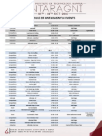 Antaragni 2014 Schedule