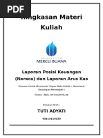 Download Laporan Posisi Keuangan Neraca dan Laporan Arus Kas  by Tuti Adyati SN242403718 doc pdf