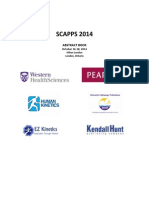 SCAPPS 2014 Abstract Book