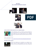 Spectacles, Lectures Et Interventions Alain Marc Proposés PDF