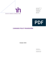 Cam h Cannabis Policy Framework