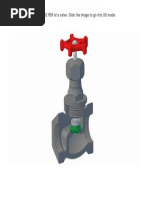 Sample 3D PDF of A Valve. Click The Image To Go Into 3D Mode