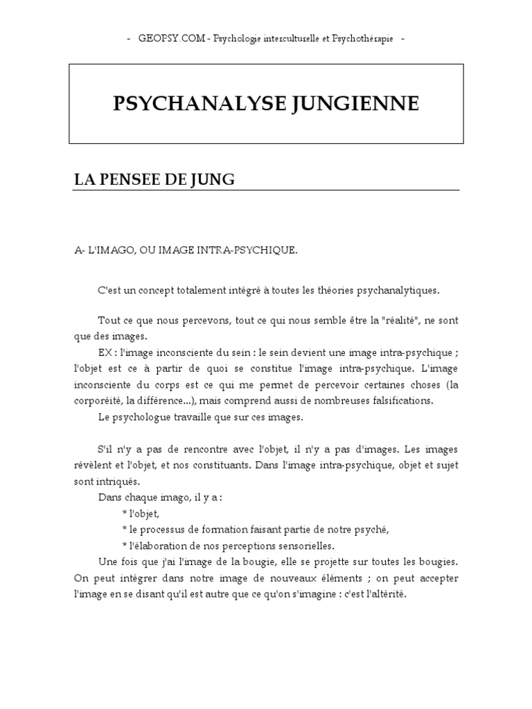 Psychoanalytique Jungpdf - 