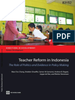 Teacher and Lecturer Reform in Indonesia