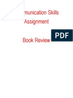 Communication Skills Assignment Book Review