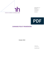 CAMH Cannabis Policy Framework