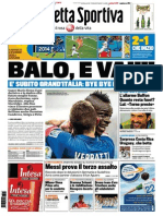 La Gazzetta Dello Sport - 15.06.2014