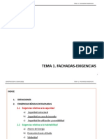 Tema 1. Exigencias Fachadas PDF