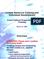 Cross-Cultural Training