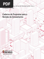Caderno de Propostas para a Revisão do Zoneamento