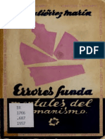 Errores Fundamentales Del Romanismo PDF