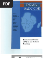 Download DEASA-SADC CDE International Journal of Open and Distance Learning First Issue September 2007 by Paul G West SN24243761 doc pdf