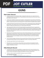 One Pager - Gun Safety