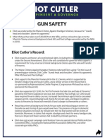 One Pager - Gun Safety