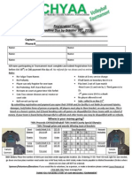 CHYAA Volleyball Tournament Registration Form