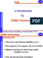 An Introduction To: CDMA Technology