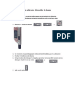 Procedimiento para La Calibración Del Medidor de Dureza PDF