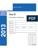 Test B: Calculator Allowed