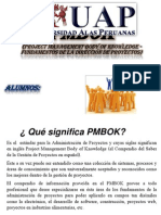 Lo Que Expondré Del Pmbok