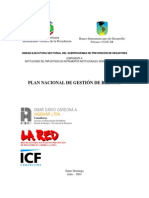 Plan Nacional Gestion Riesgos PDF