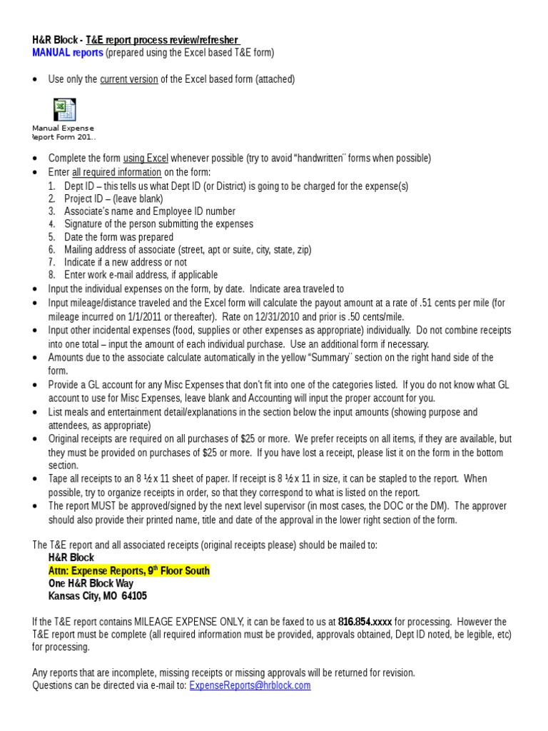 Manual Te Reports - Quick Reference Doc - January 2010 | PDF | Business