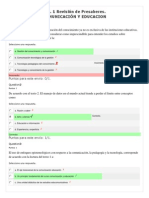 Act. 1 Revision de Presaberes - Comunicacion y Educacion