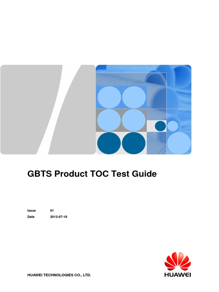 GBTS Product TOC Test Guide | PDF | Trademark | Decibel