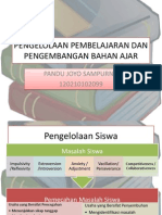 Bab Vi. Pengelolaan Pembelajaran Dan Pengembangan Bahan Ajar