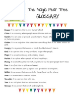 Glossary 2nd Grade