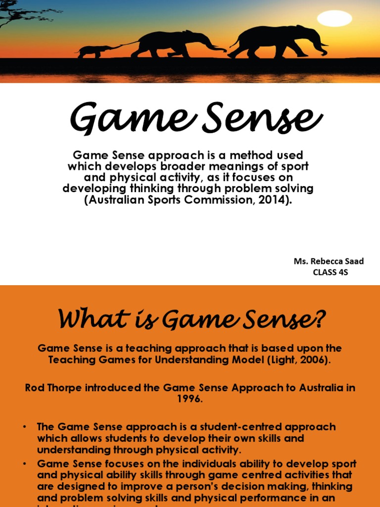 Understanding the Game Sense Approach | PDF | Physical Education | Teachers
