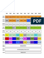 Kindergarten Schedule 2014 Sheet1